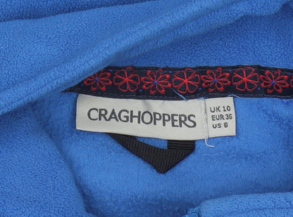 Craghoppers Women’s Blue UK 10 Fleece Full Zip Outdoor Jacket