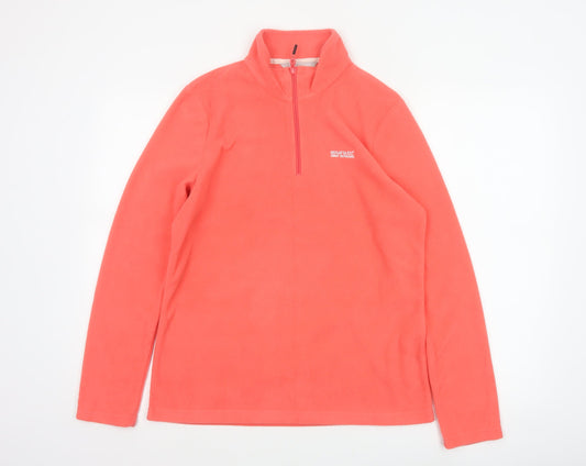 Regatta Women’s Pink UK 12 1/4 Zip Fleece Pullover Sweatshirt