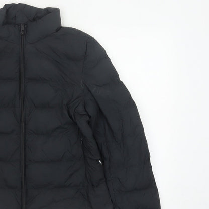 Marks and Spencer Women’s Black Size 12 Puffer Jacket Down Quilted