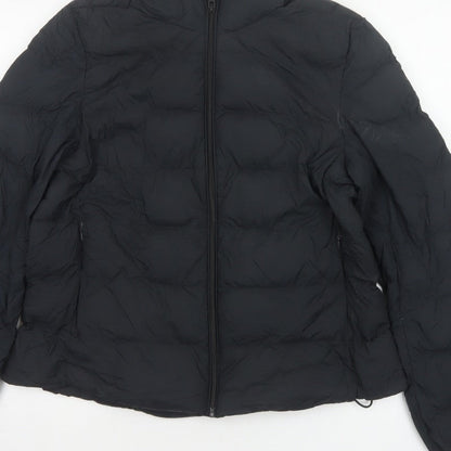 Marks and Spencer Women’s Black Size 12 Puffer Jacket Down Quilted