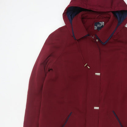 Isle Outerwear Women’s Red Size 14 Hooded Padded Parka Coat