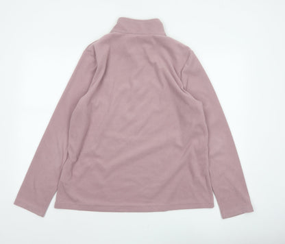Regatta Women’s Pink UK 16 1/4 Zip Fleece Pullover Sweatshirt
