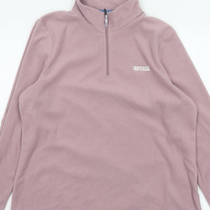 Regatta Women’s Pink UK 16 1/4 Zip Fleece Pullover Sweatshirt