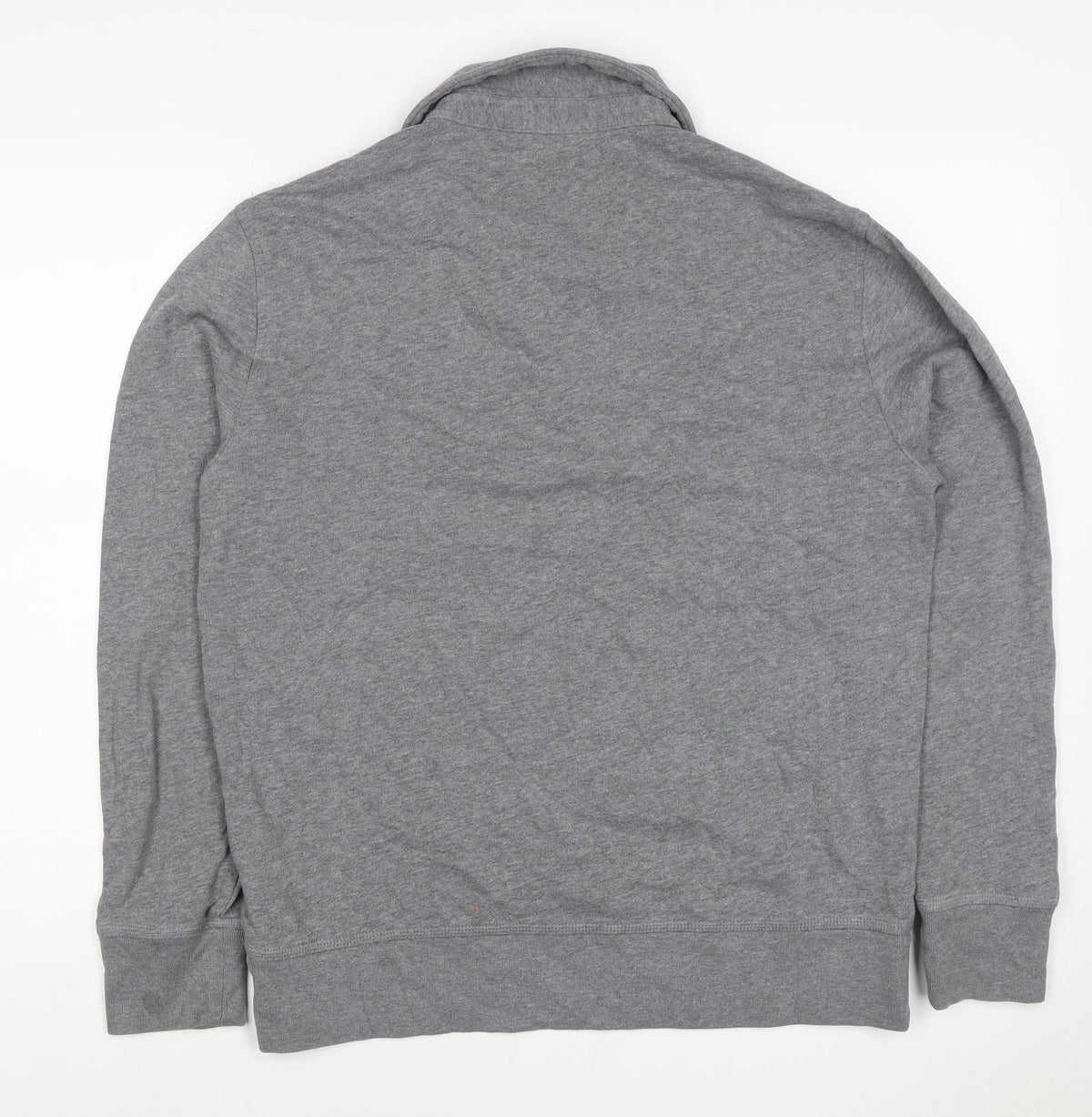 Banana Republic Men’s Grey M Collared Henley Thermal Sweatshirt