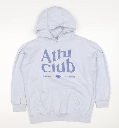 F&F Boys Grey Athletic Club Graphic Pullover Hoodie 11-12 Years