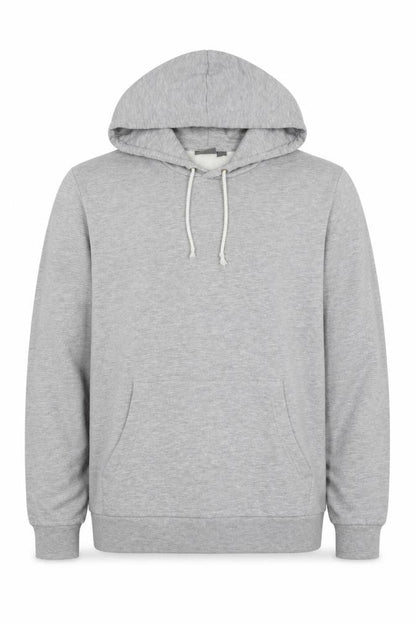 ASOS Men’s Grey S Pullover Hoodie Drawstring Pocket Cotton Blend