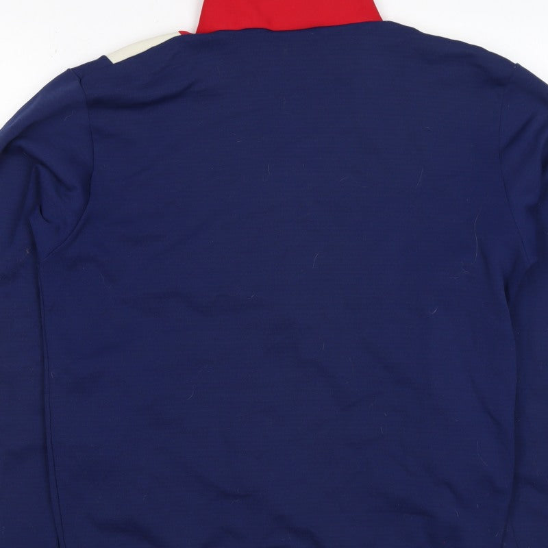 Slazenger Men's Multicoloured XL Full Zip Track Sweatshirt Logo Pockets