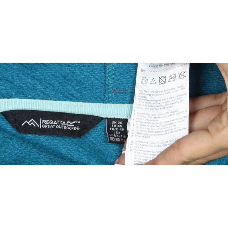 Regatta Women’s Blue UK 20 Hooded Softshell Full Zip Jacket