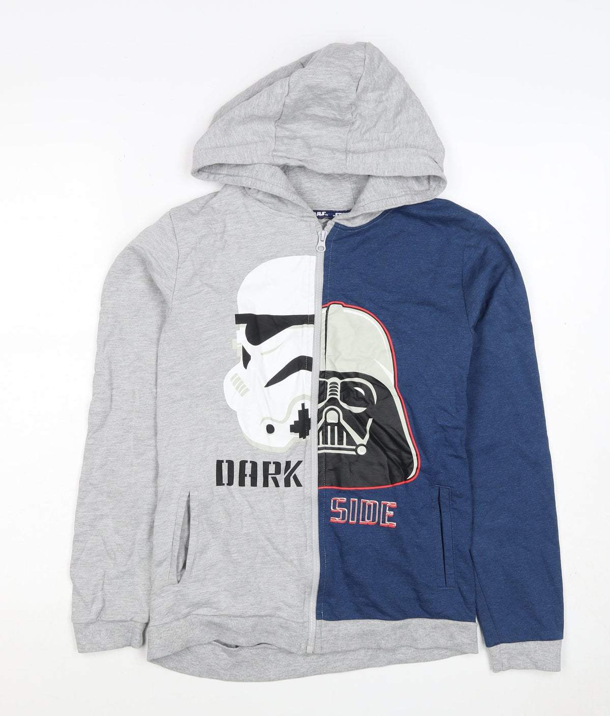 Character.com Boys Star Wars Grey Blue 12-13 Years Full Zip Hoodie