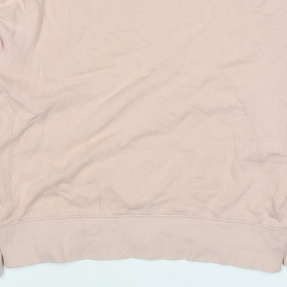 Topman Men’s Pink S Crew Neck Pullover Cotton Sweatshirt