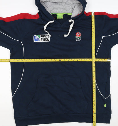 Sportfolio Men’s Blue XL Rugby World Cup 2015 England Pullover Hoodie