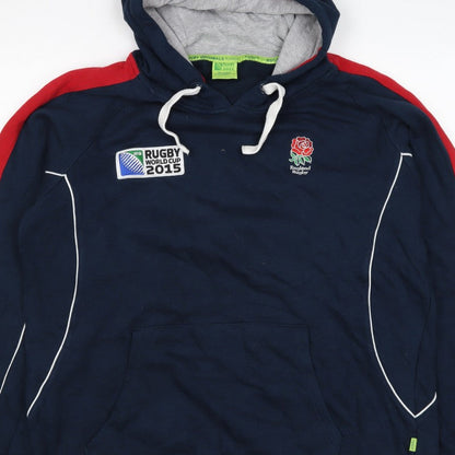 Sportfolio Men’s Blue XL Rugby World Cup 2015 England Pullover Hoodie
