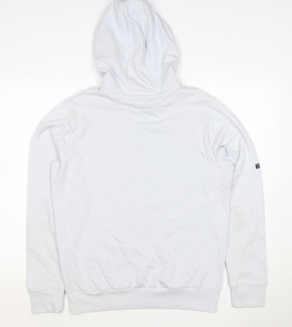 Tokyo Laundry Men’s White M Pullover Logo Hoodie