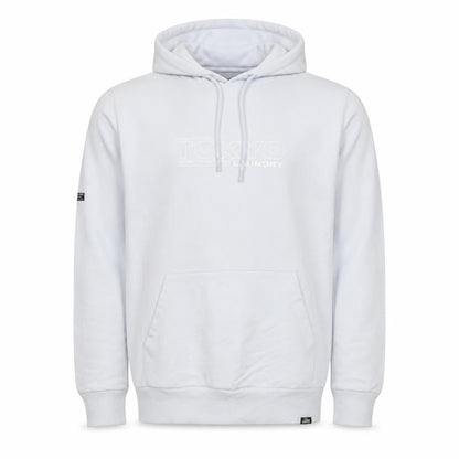 Tokyo Laundry Men’s White M Pullover Logo Hoodie