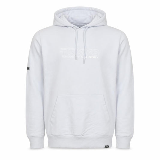 Tokyo Laundry Men’s White M Pullover Logo Hoodie