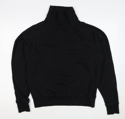 Opicloth Men’s Black Size S High Neck Raglan Pullover Sweatshirt