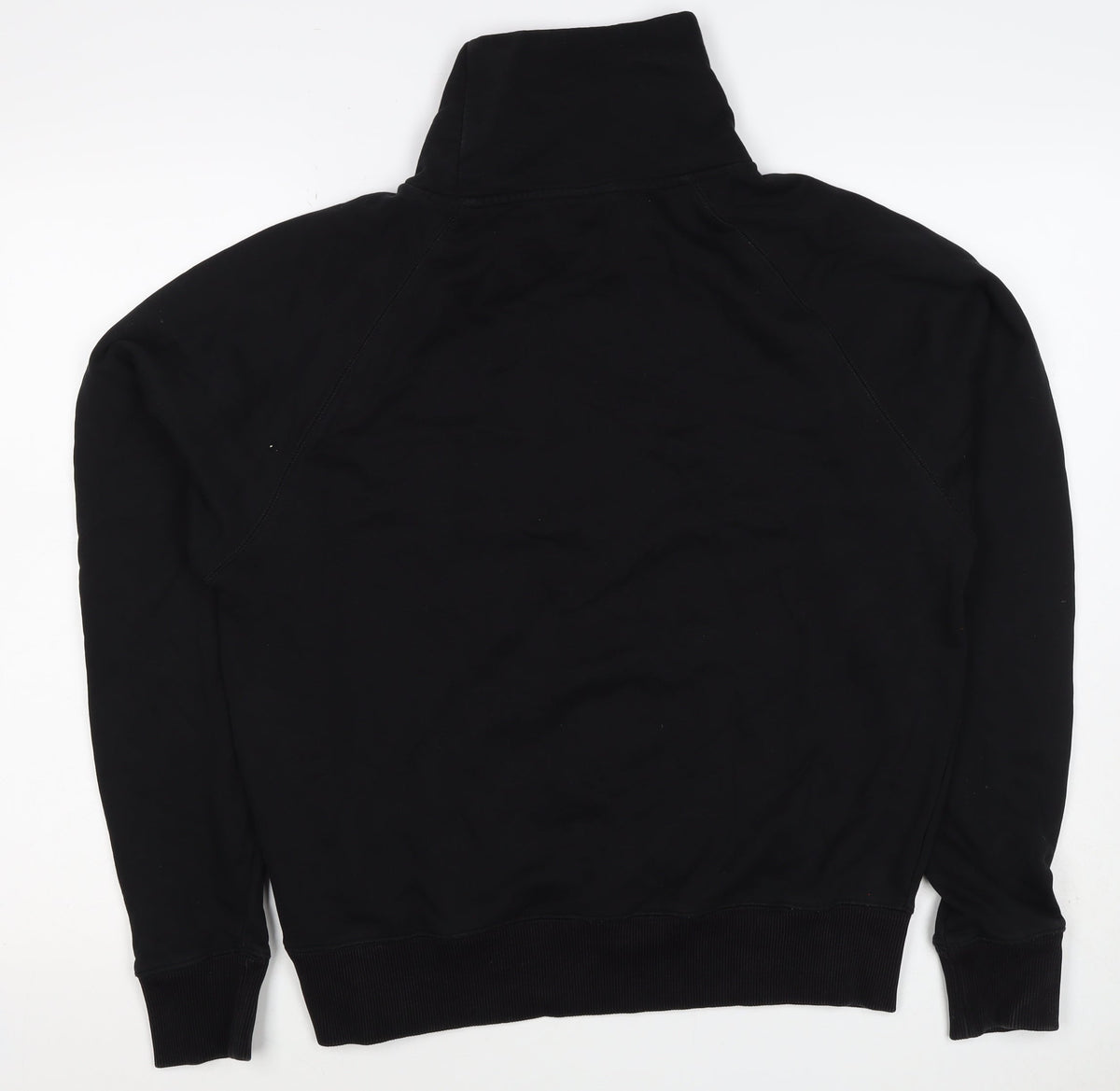 Opicloth Men’s Black Size S High Neck Raglan Pullover Sweatshirt