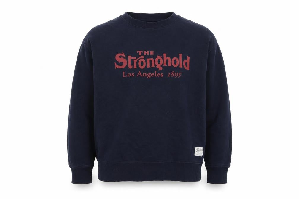 Stronghold Men's Navy M Graphic Print Los Angeles Pullover Sweatshirt