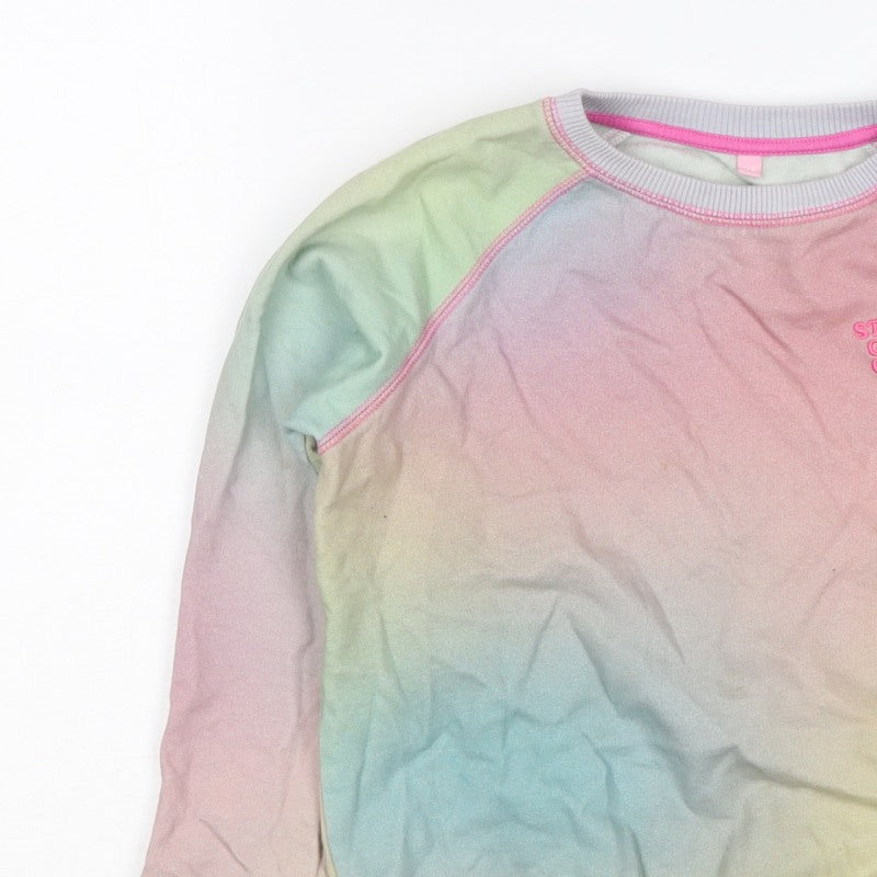 Strong Girls Club Girls Multicoloured 7-8 Years Pullover Sweatshirt
