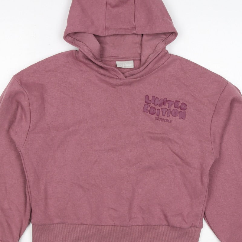 I Love Girlswear Girls Pink 10 Years Pullover Hoodie Limited Edition