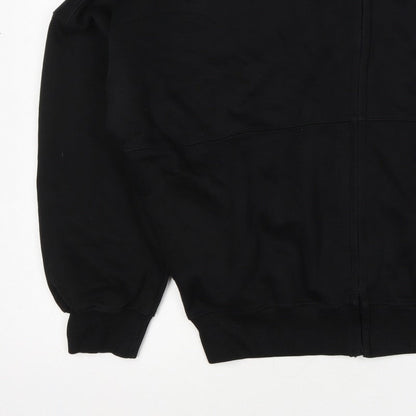 StyledUp Women’s Black S/M Full Zip Pocket Sweatshirt Jacket