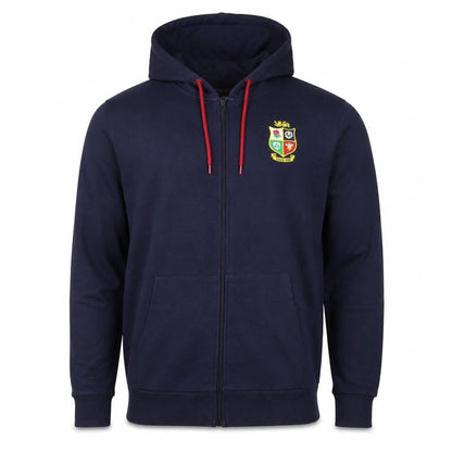 British & Irish Lions Men’s Blue XL Full Zip Rugby Hoodie