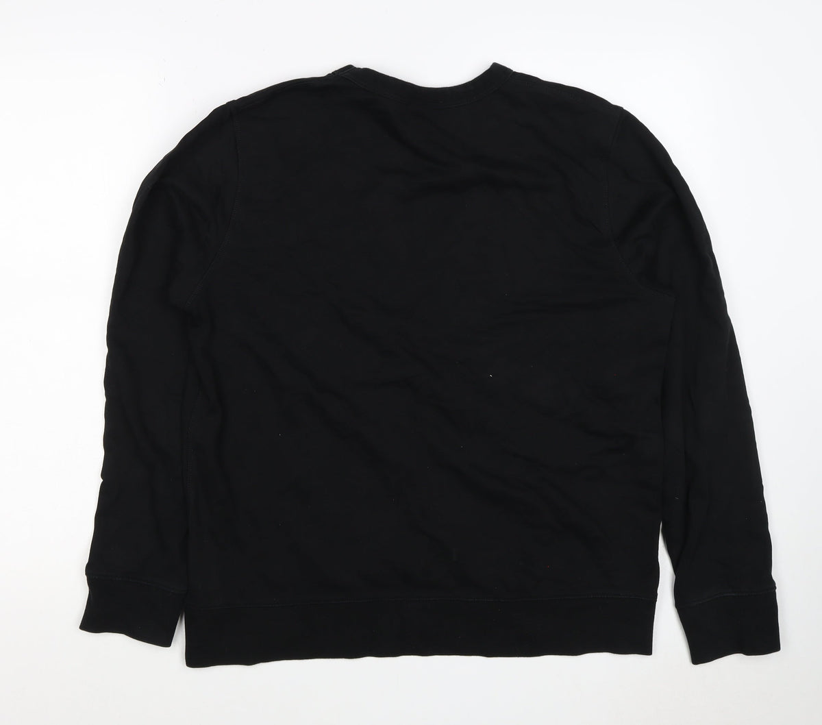 H&M Men’s Black M Regular Fit Crew Neck Pullover Sweatshirt
