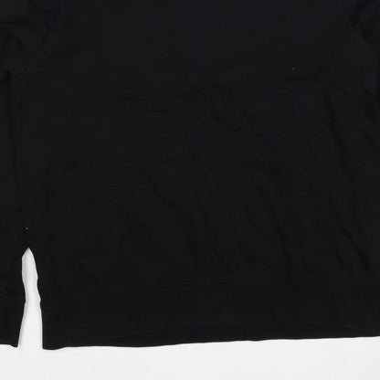 H&M Men’s Black M Regular Fit Crew Neck Pullover Sweatshirt