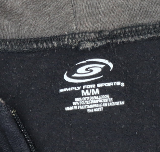 Simply For Sports Men’s Black M Full Zip Lined Hoodie