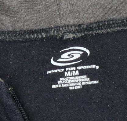 Simply For Sports Men’s Black M Full Zip Lined Hoodie