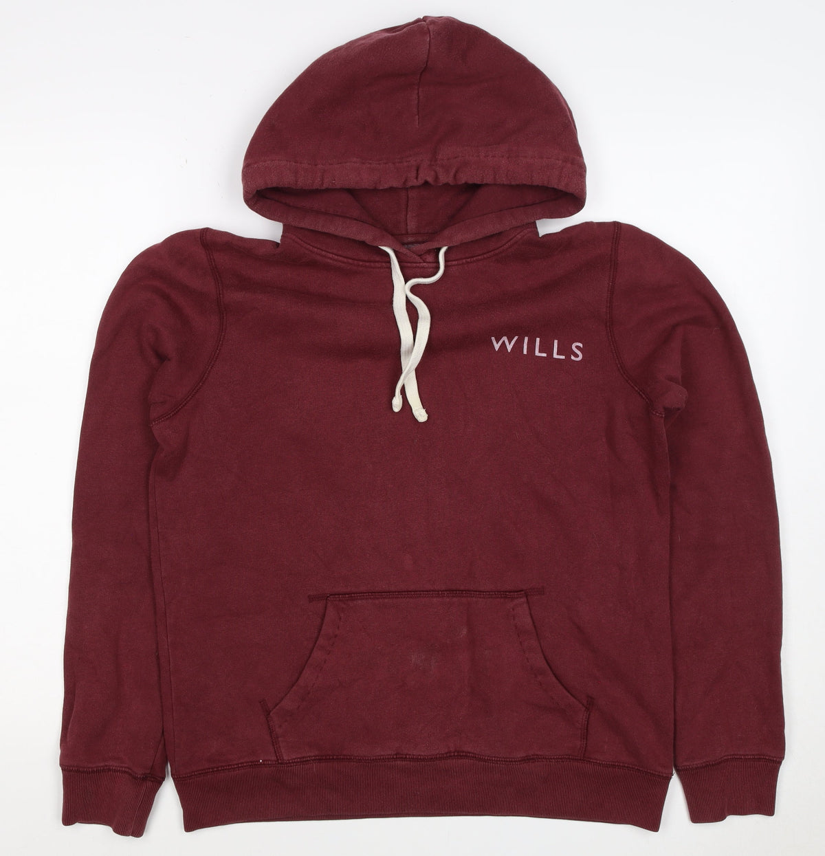 Jack Wills Women’s Red UK 12 Pullover Hoodie Logo Graphic