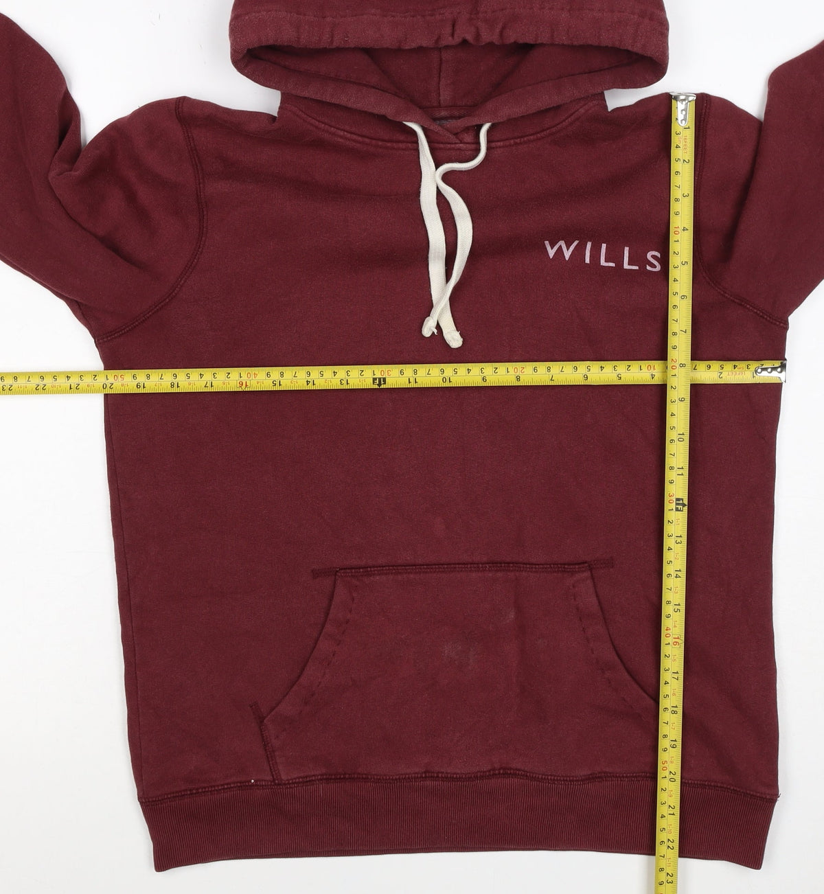 Jack Wills Women’s Red UK 12 Pullover Hoodie Logo Graphic