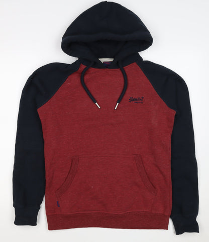 Superdry Men’s Multicoloured S Pullover Hoodie Logo Fleece