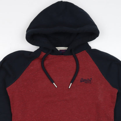 Superdry Men’s Multicoloured S Pullover Hoodie Logo Fleece