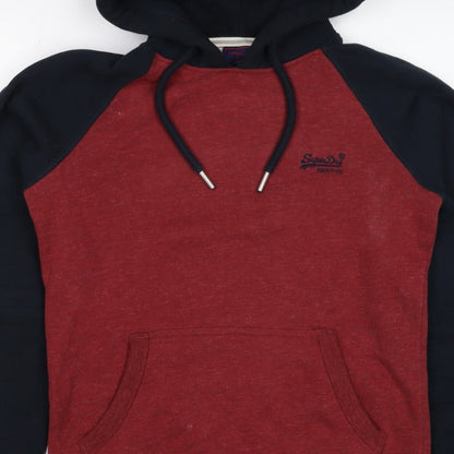 Superdry Men’s Multicoloured S Pullover Hoodie Logo Fleece