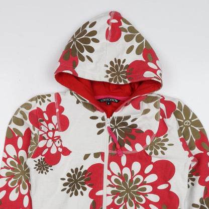Longboard Women’s Multicoloured Floral Full Zip Hoodie UK 14
