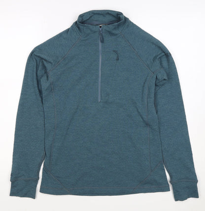 Rab Women’s Blue UK 10 Nexus 1/4 Zip Fleece Pullover Hiking Top