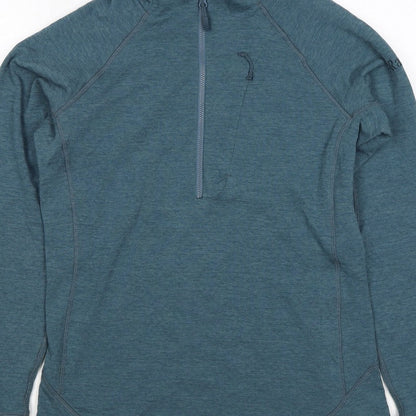 Rab Women’s Blue UK 10 Nexus 1/4 Zip Fleece Pullover Hiking Top