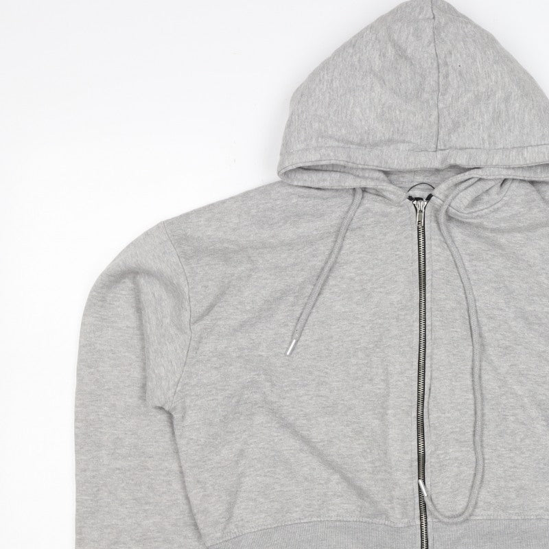 PrettyLittleThing Women Grey Size 22 Full Zip Hooded Hoodie