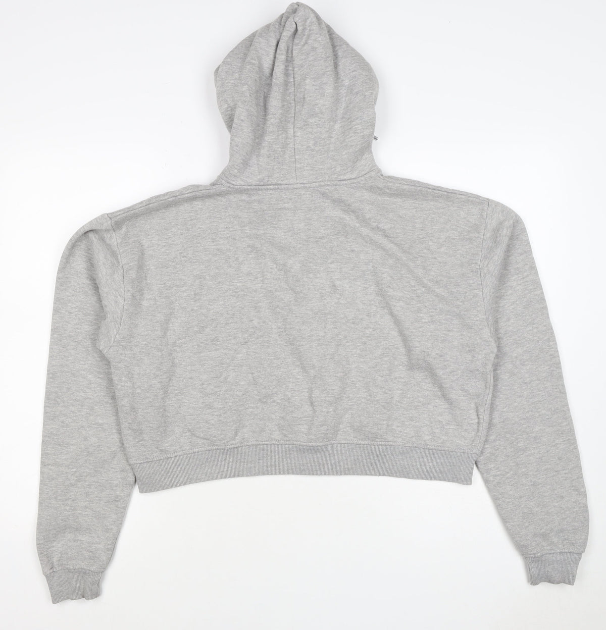 PrettyLittleThing Women Grey Size 22 Full Zip Hooded Hoodie