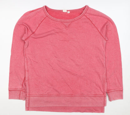 Gap Women’s Pink Size S Crew Neck Raglan Pullover Sweatshirt