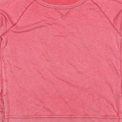 Gap Women’s Pink Size S Crew Neck Raglan Pullover Sweatshirt