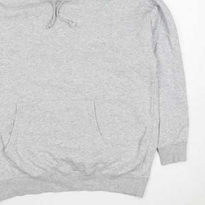 Pieces Men’s Grey S Pullover Hoodie Drawstring Kangaroo Pocket