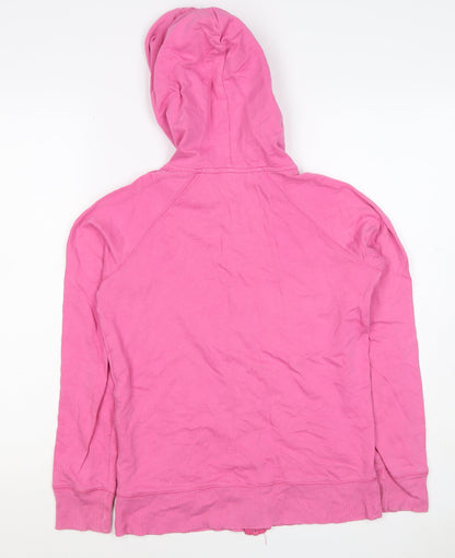 Pineapple Women’s Pink UK 10 Full Zip Hooded Logo Hoodie