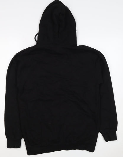 Stars & Stripes Women’s Black M Pullover Hoodie Logo Fleece Drawstring