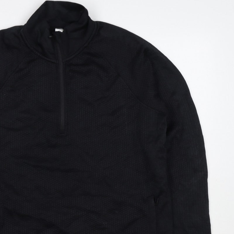 Lululemon Women’s Black UK 8 1/4 Zip Mock Neck Sweatshirt