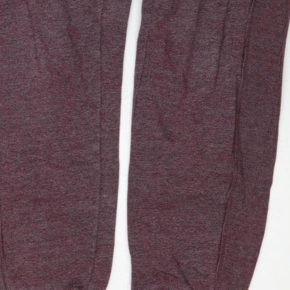 Superdry Men’s Purple Flecked Fleece Joggers Size S Drawstring