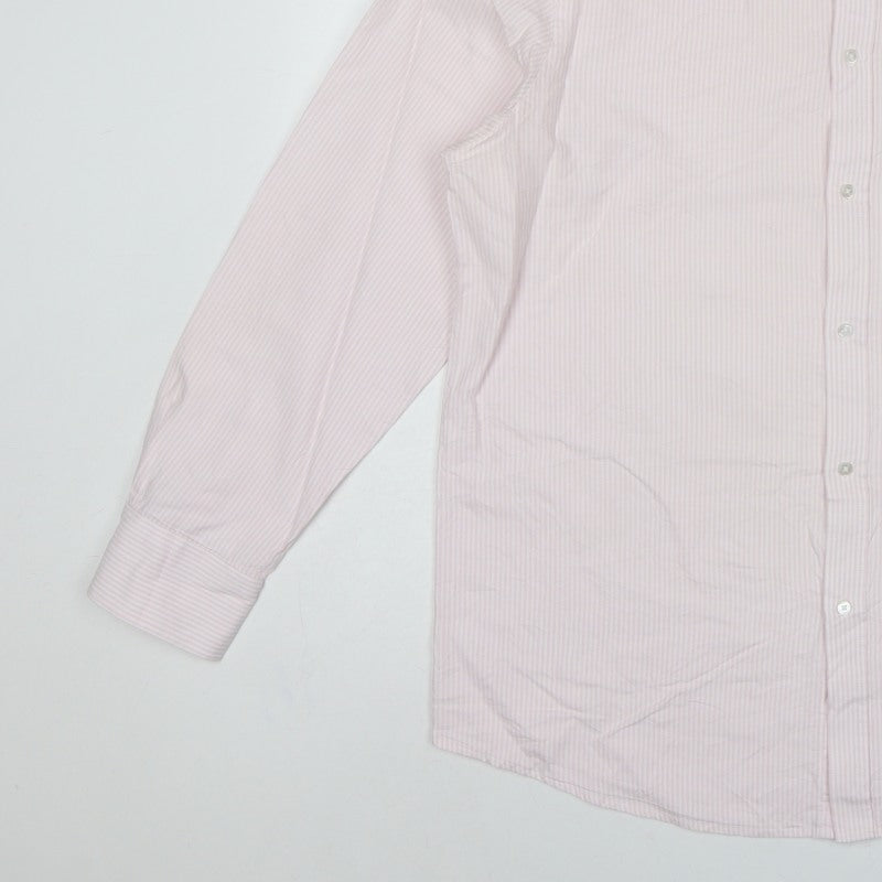 Debenhams The Collection Men’s Pink Stripe 16.5 Classic Fit Dress Shirt