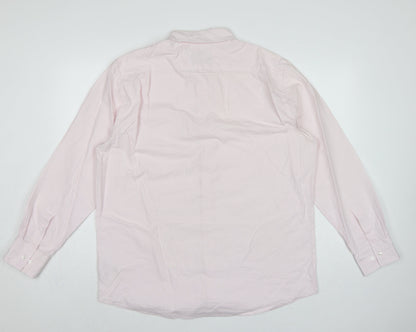 Debenhams The Collection Men’s Pink Stripe 16.5 Classic Fit Dress Shirt