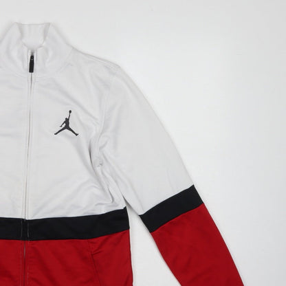 Jordan Boys Multicoloured 12-13 Years Full Zip Colourblock Sweatshirt